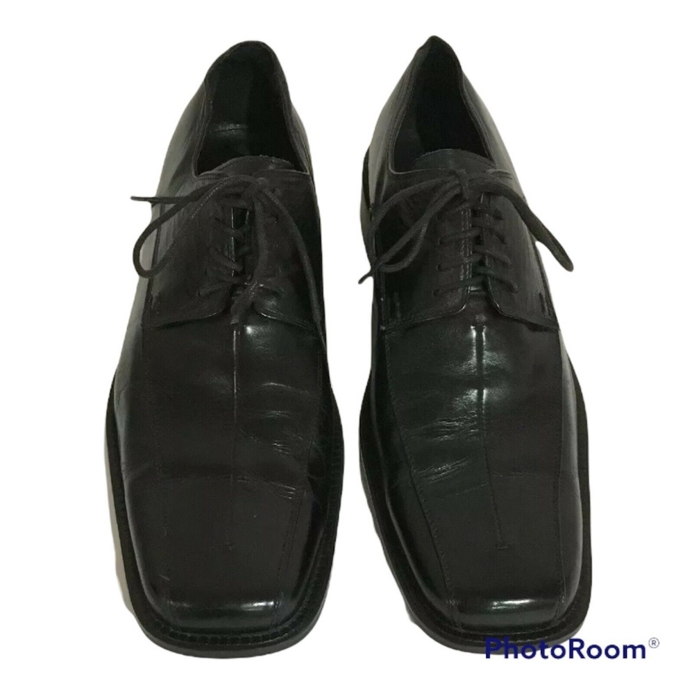 Pure Stuff Men's Black Leather Lace Up Shoe's Sz. 12